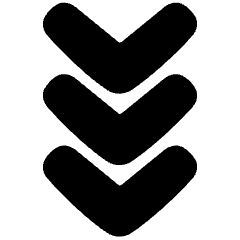 Arrows Chevrons Stat Minus Icon from Plump Solid Set