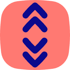 Arrows Chevrons Unfold More Double Icon from Flex Pop Set