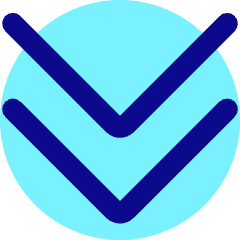 Double Tailless Line Arrow Down Icon from Core Pop Set