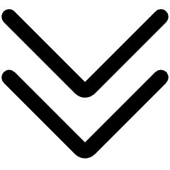 Double Tailless Line Arrow Down Icon from Core Remix Set
