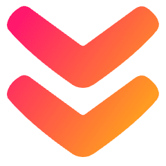 Double Tailless Line Arrow Down Icon from Plump Gradient Set