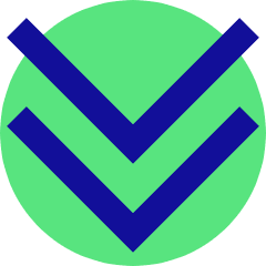 Double Tailless Line Arrow Down Icon from Sharp Pop Set