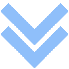 Double Tailless Line Arrow Down Icon from Sharp Flat Set