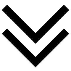 Double Tailless Line Arrow Down Icon from Sharp Remix Set