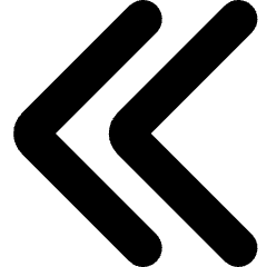 Double Tailless Line Arrow Left Icon from Core Solid Set
