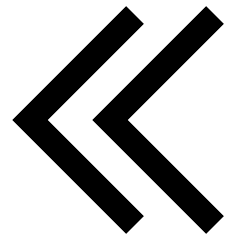 Double Tailless Line Arrow Left Icon from Sharp Remix Set