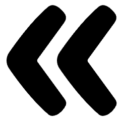 Double Tailless Line Arrow Left Icon from Plump Solid Set
