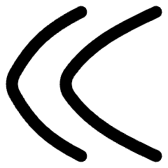 Double Tailless Line Arrow Left Icon from Flex Line Set