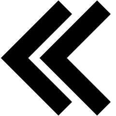 Double Tailless Line Arrow Left Icon from Sharp Solid Set