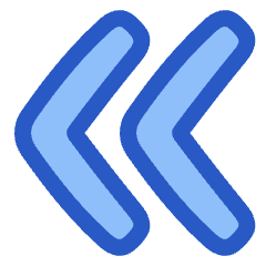 Double Tailless Line Arrow Left Icon from Plump Duo Set