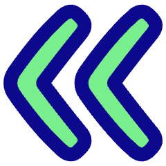 Double Tailless Line Arrow Left Icon from Plump Pop Set