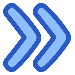 Double Tailless Line Arrow Right Icon from Plump Duo Set