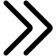 Double Tailless Line Arrow Right Icon from Core Remix Set