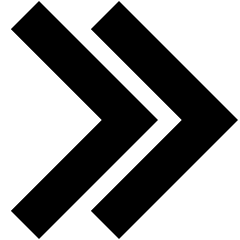 Double Tailless Line Arrow Right Icon from Sharp Solid Set
