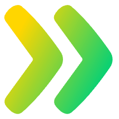 Double Tailless Line Arrow Right Icon from Plump Gradient Set