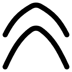 Double Tailless Line Arrow Up Icon from Flex Line Set