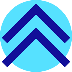 Double Tailless Line Arrow Up Icon from Sharp Pop Set