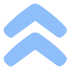 Double Tailless Line Arrow Up Icon from Plump Flat Set