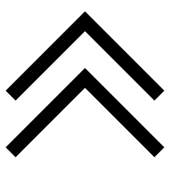 Double Tailless Line Arrow Up Icon from Sharp Line Set