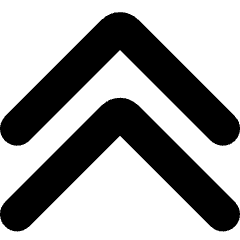 Double Tailless Line Arrow Up Icon from Core Solid Set