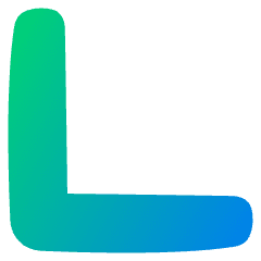 Tailless Line Arrow Bottom Left Icon from Plump Gradient Set