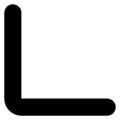 Tailless Line Arrow Bottom Left Icon from Core Solid Set
