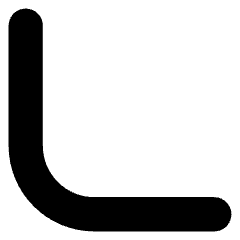 Tailless Line Arrow Bottom Left Icon from Flex Solid Set