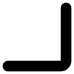 Tailless Line Arrow Bottom Right Icon from Core Solid Set