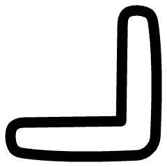 Tailless Line Arrow Bottom Right Icon from Plump Line Set