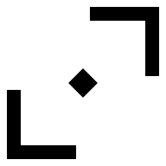 Tailless Line Arrow Diagonal Scroll 1 Icon from Sharp Line Set