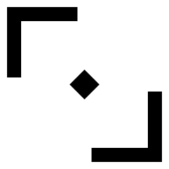 Tailless Line Arrow Diagonal Scroll 2 Icon from Sharp Line Set