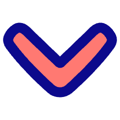 Tailless Line Arrow Down 1 Icon from Plump Pop Set