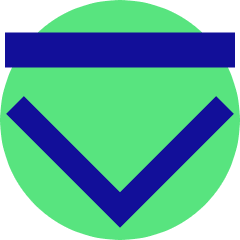 Tailless Line Arrow Down 2 Icon from Sharp Pop Set