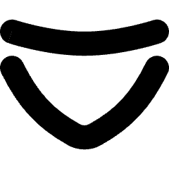 Tailless Line Arrow Down 2 Icon from Flex Solid Set