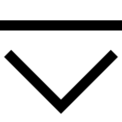 Tailless Line Arrow Down 2 Icon from Sharp Line Set