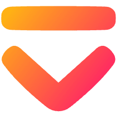 Tailless Line Arrow Down 2 Icon from Plump Gradient Set