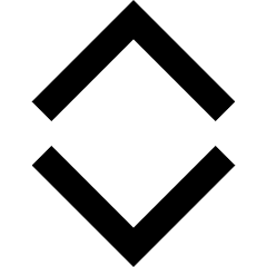 Tailless Line Arrow Expand Vertical Icon from Sharp Remix Set