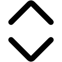Tailless Line Arrow Expand Vertical Sort Icon from Core Remix Set