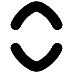 Tailless Line Arrow Expand Vertical Icon from Flex Solid Set