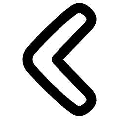 Tailless Line Arrow Left 1 Icon from Plump Remix Set