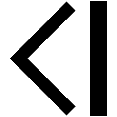 Tailless Line Arrow Left 2 Icon from Sharp Remix Set