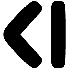 Tailless Line Arrow Left 2 Icon from Plump Solid Set