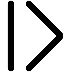 Tailless Line Arrow Right 2 Icon from Core Remix Set