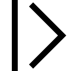 Tailless Line Arrow Right 2 Icon from Sharp Line Set