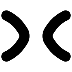 Tailless Line Arrow Shrink Horizontal 1 Icon from Flex Solid Set