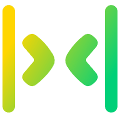 Tailless Line Arrow Shrink Horizontal 2 Icon from Plump Gradient Set