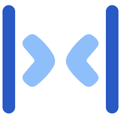 Tailless Line Arrow Shrink Horizontal 2 Icon from Plump Flat Set