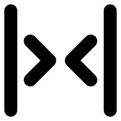 Tailless Line Arrow Shrink Horizontal 2 Icon from Core Solid Set