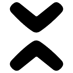 Tailless Line Arrow Shrink Vertical Icon from Plump Solid Set