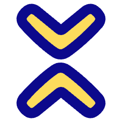 Tailless Line Arrow Shrink Vertical Icon from Plump Pop Set